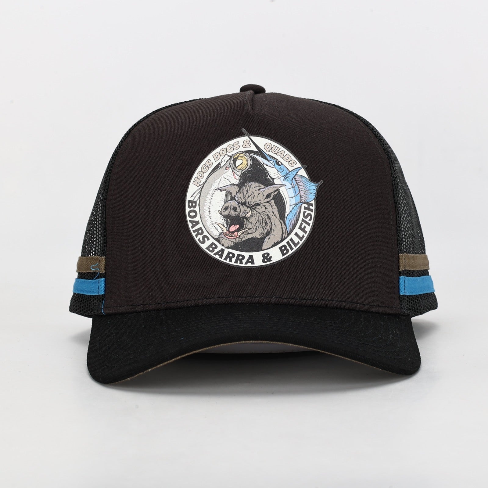 Truckers Hat- Boars, Barra, Billfish - Hogs Dogs Quads Shop