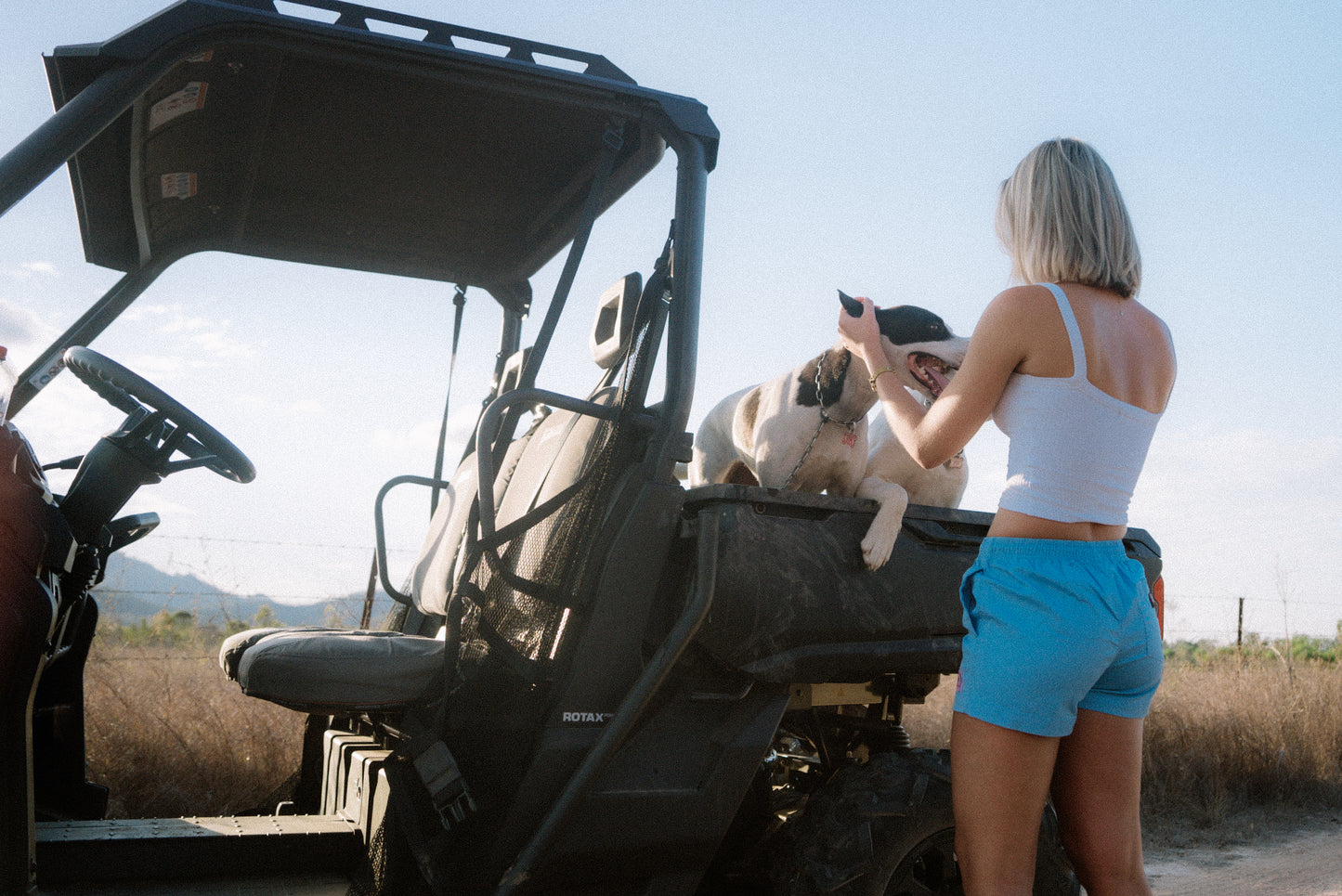 🔥NEW🔥 Baby Blue Ruggers Shorts | Ladies - Hogs Dogs Quads Shop