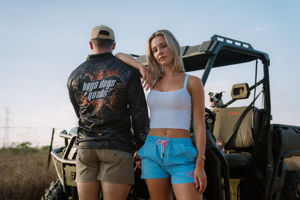 🔥NEW🔥 Tan Brown Ruggers Shorts | Mens - Hogs Dogs Quads Shop
