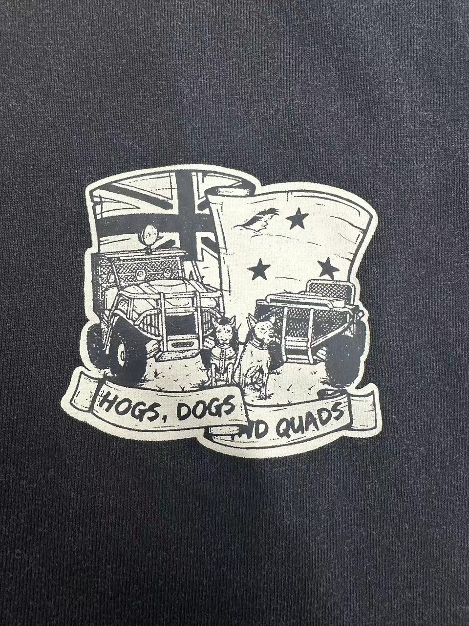 HDQ Grey Washed Singlet! Aus Flag Logo!