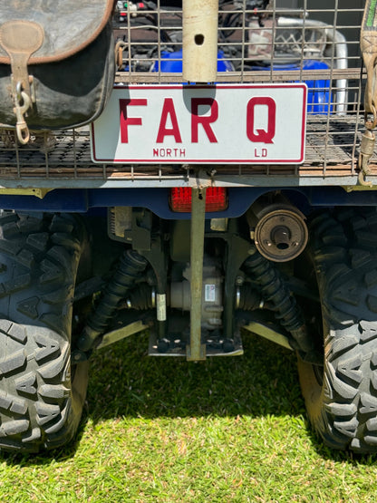 FarQ Novelty Number plate - Hogs Dogs Quads Shop