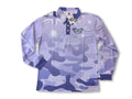 🔥NEW🔥 Light Purple Aus Flag Fishing Shirt Long Sleeve - Hogs Dogs Quads Shop