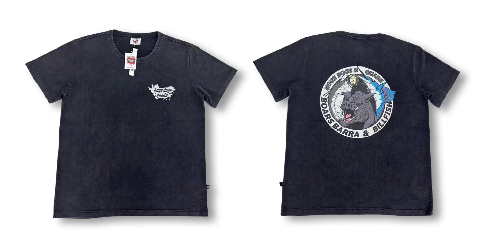 🔥NEW🔥 Boars, Barra & Billfish T-shirt - Hogs Dogs Quads Shop