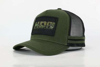 Truckers Hat- Army Green - Hogs Dogs Quads Shop