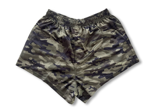 🔥NEW🔥 Camo Footy Shorts - with POCKETS! - Hogs Dogs Quads Shop