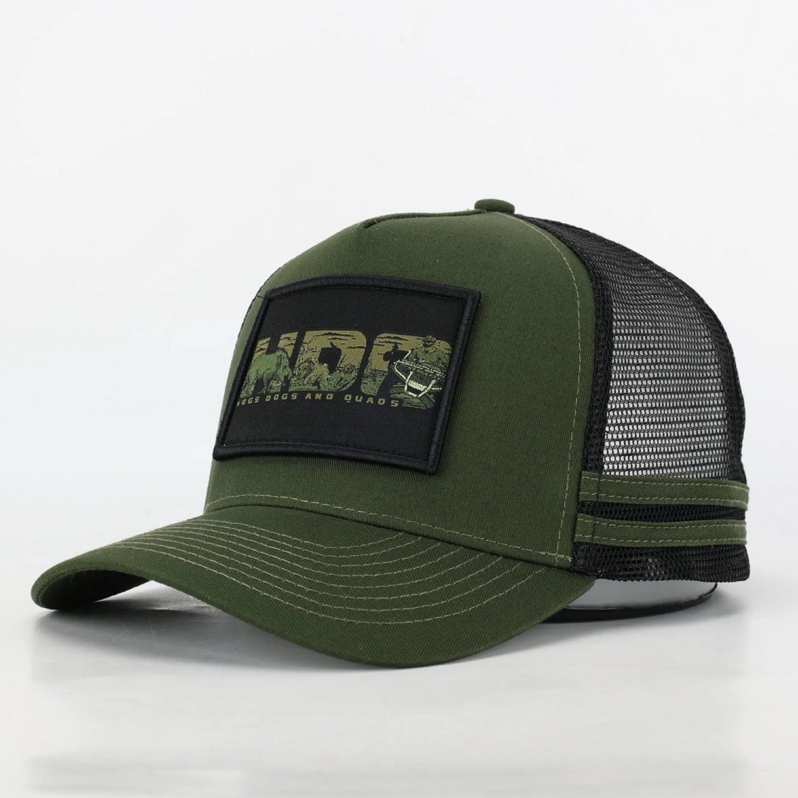 Truckers Hat - Army Green - Hogs Dogs Quads Shop