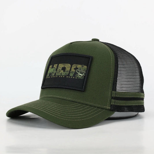 Truckers Hat - Army Green - Hogs Dogs Quads Shop