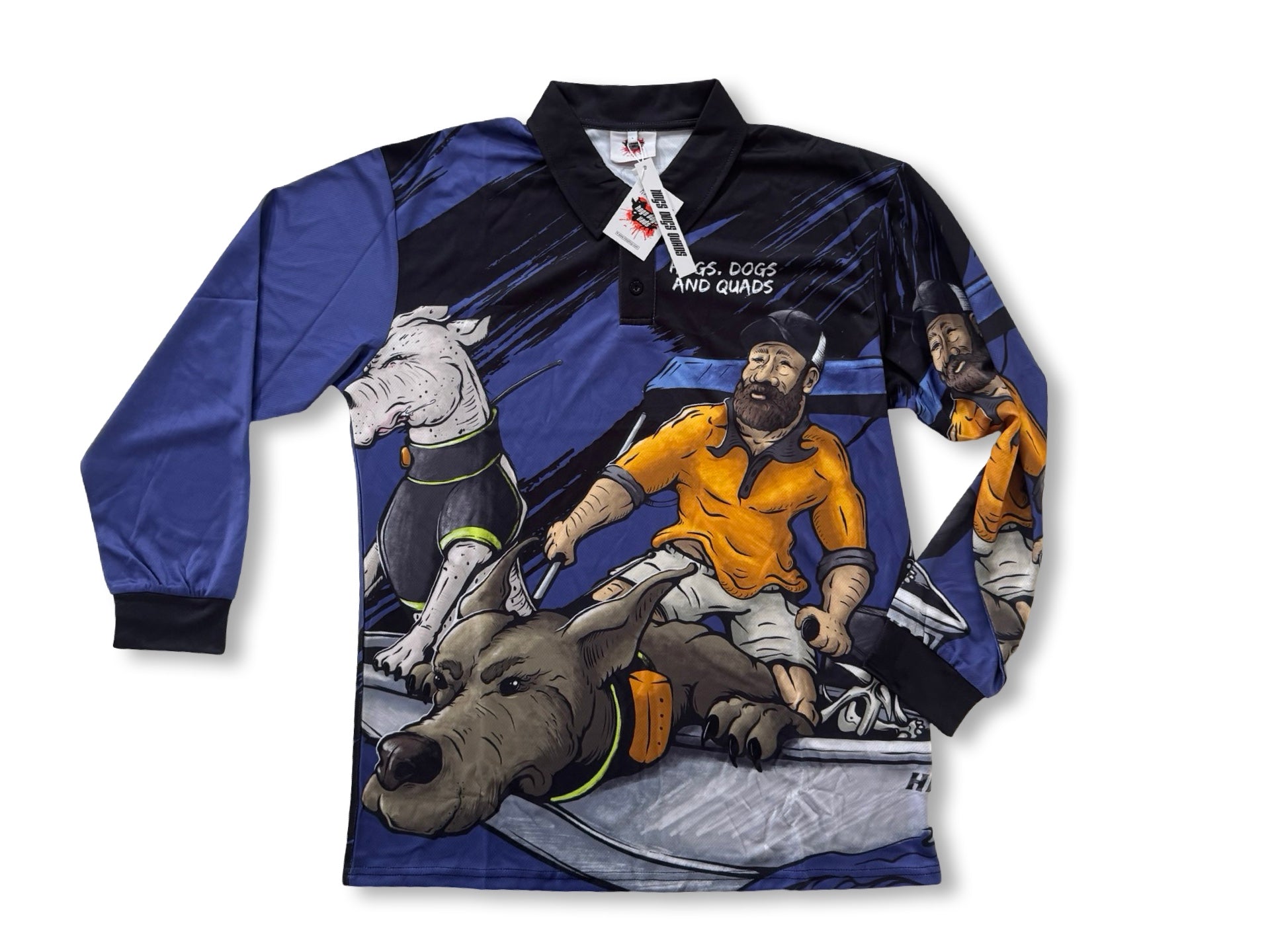 🔥NEW🔥 Tinny Dogs Fishing Shirt - Hogs Dogs Quads Shop