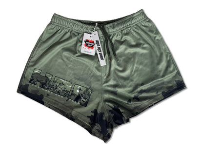 🔥NEW🔥 Footy Shorts -  Green Camo - Hogs Dogs Quads Shop