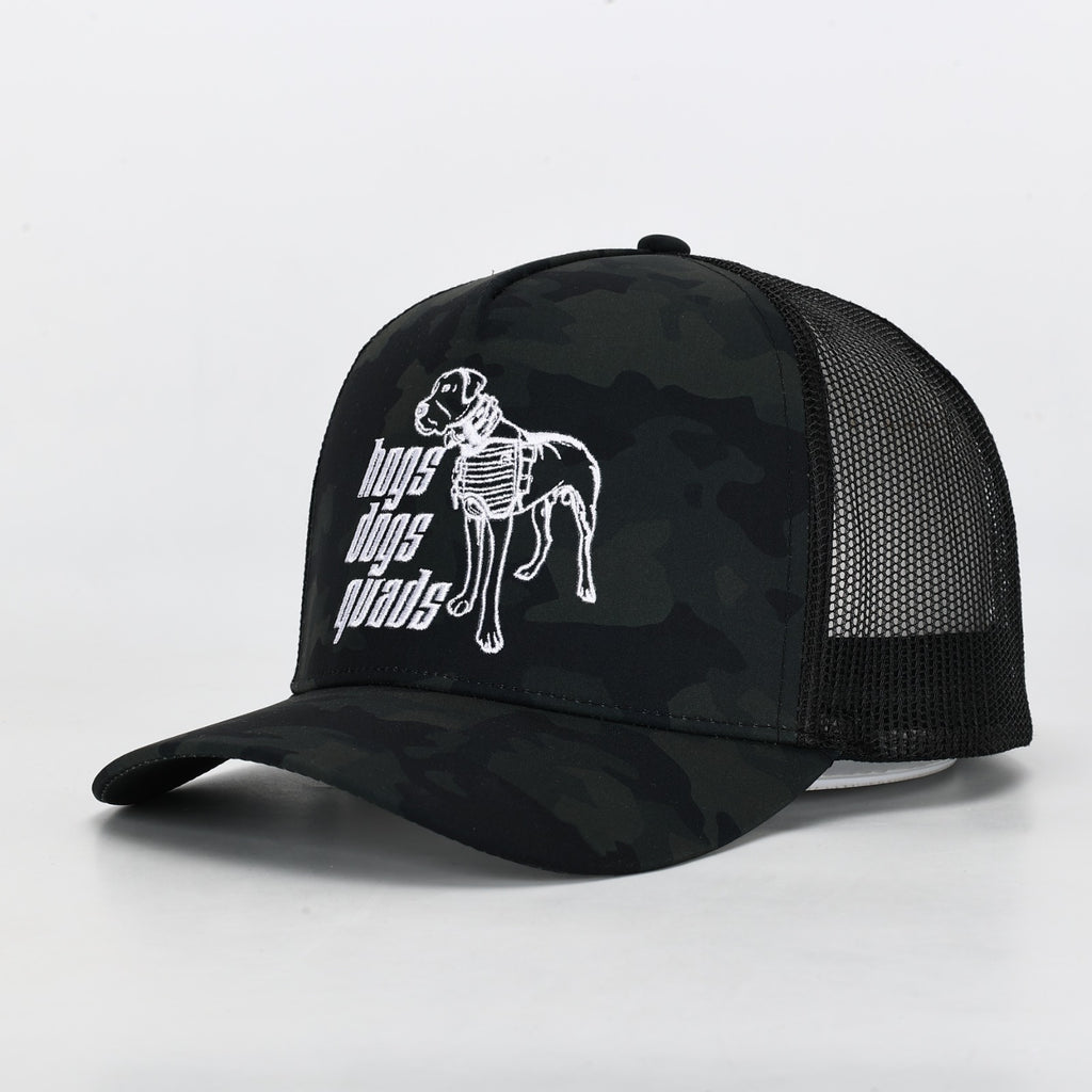 Truckers Hat- Camo Pig Dog - Hogs Dogs Quads Shop