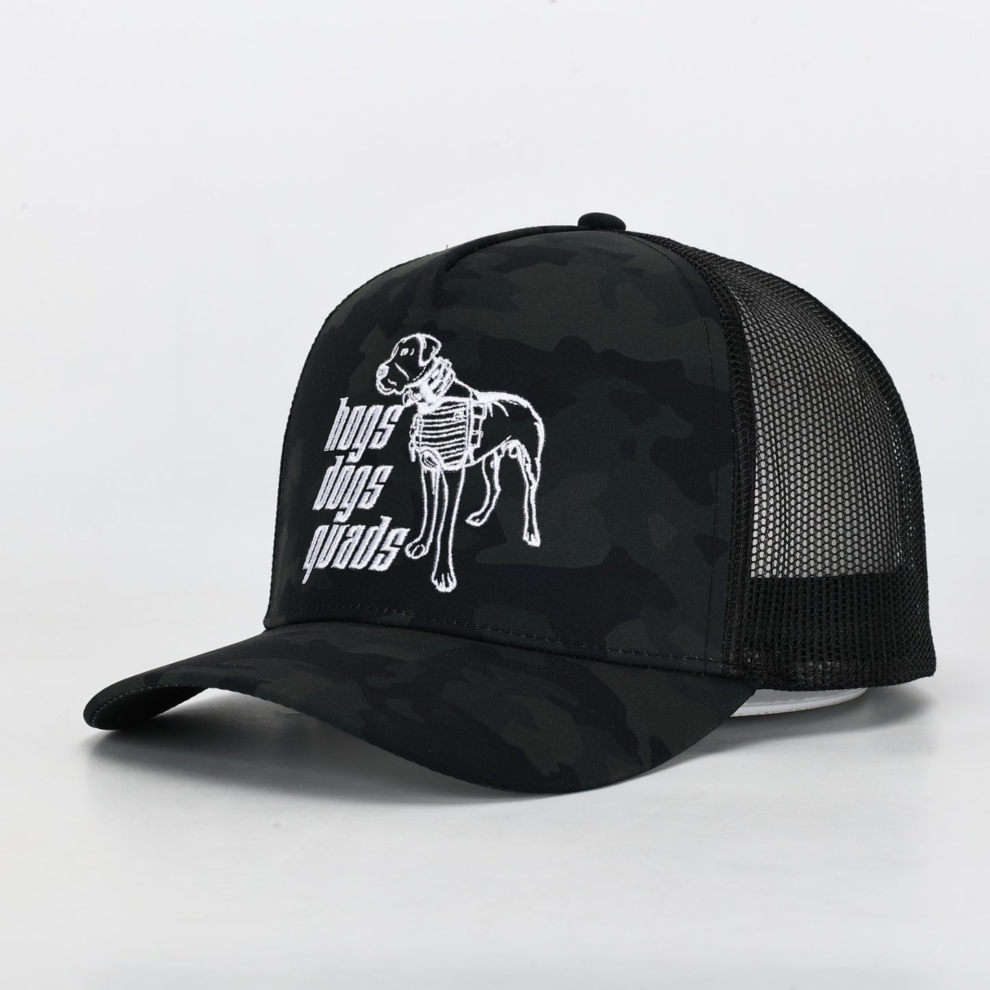 Truckers Hat- Camo Pig Dog - Hogs Dogs Quads Shop