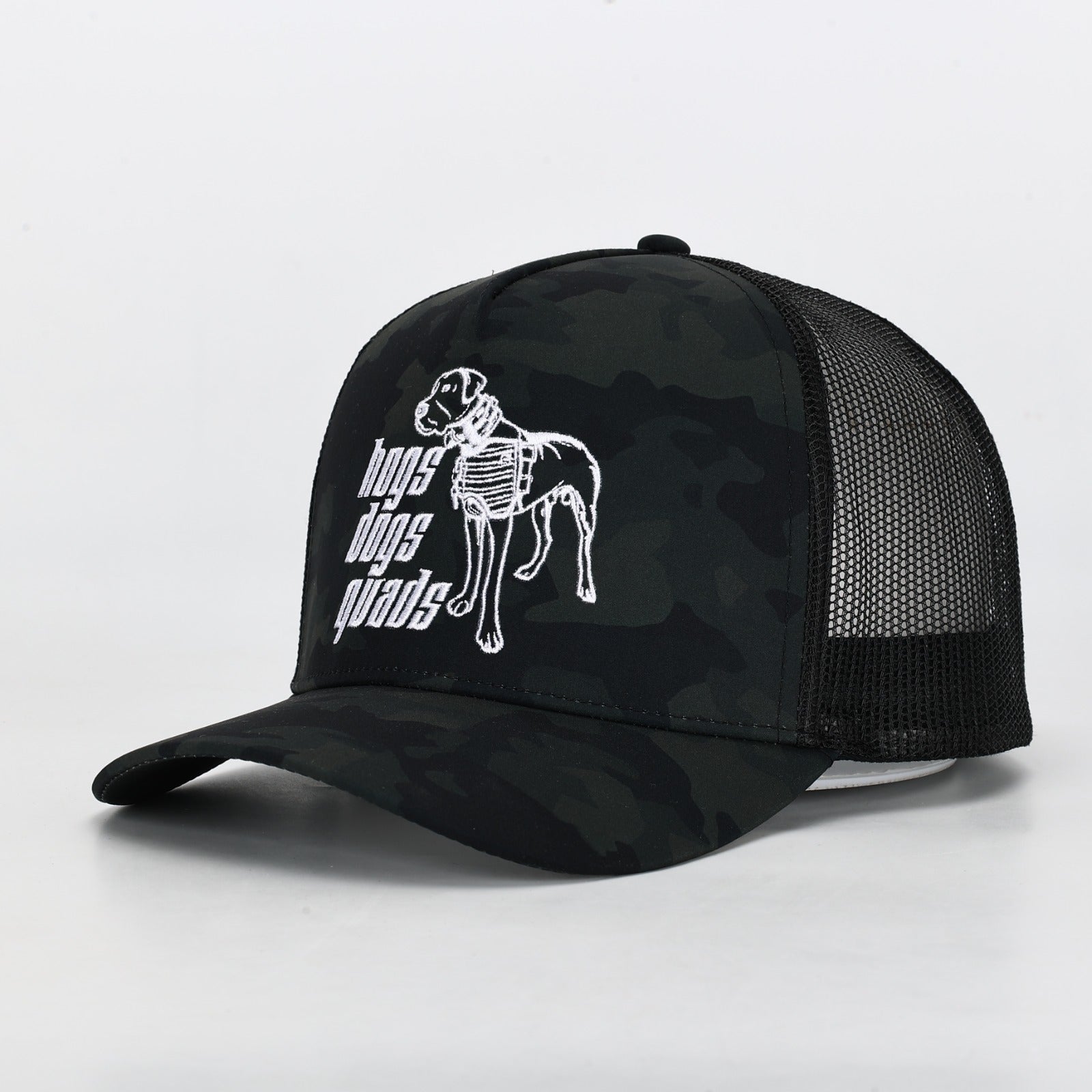 Truckers Hat- Camo Pig Dog - Hogs Dogs Quads Shop