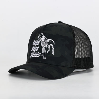 Truckers Hat- Camo Pig Dog - Hogs Dogs Quads Shop