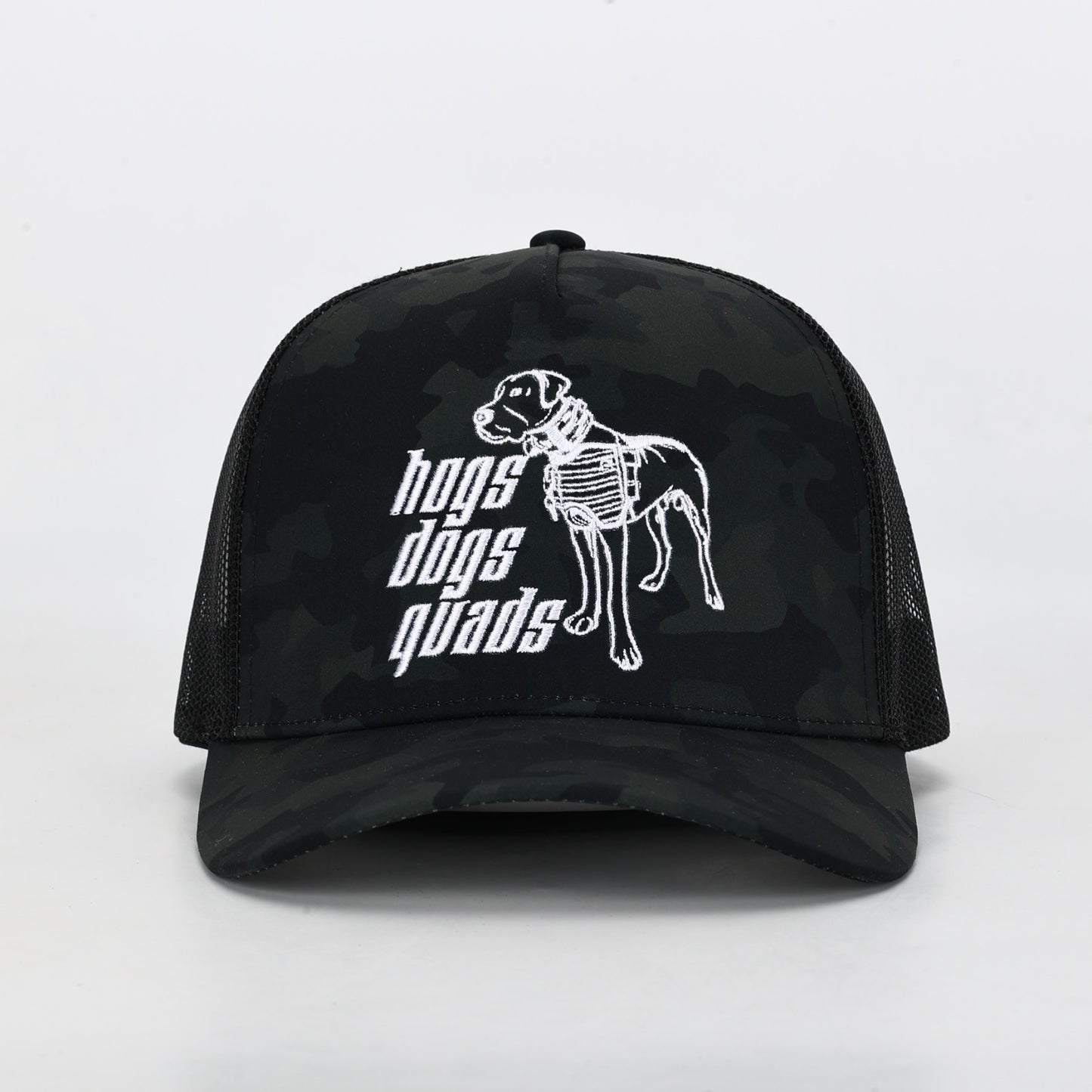 Truckers Hat- Camo Pig Dog - Hogs Dogs Quads Shop