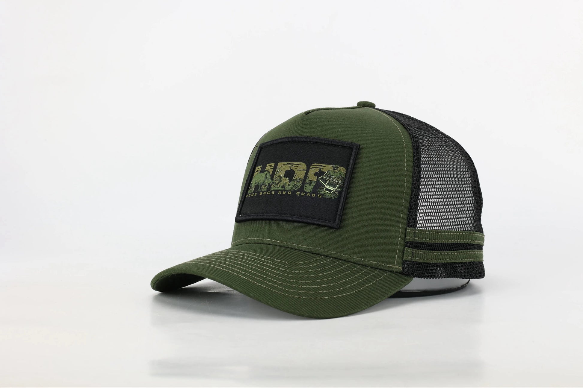 Truckers Hat- Army Green - Hogs Dogs Quads Shop