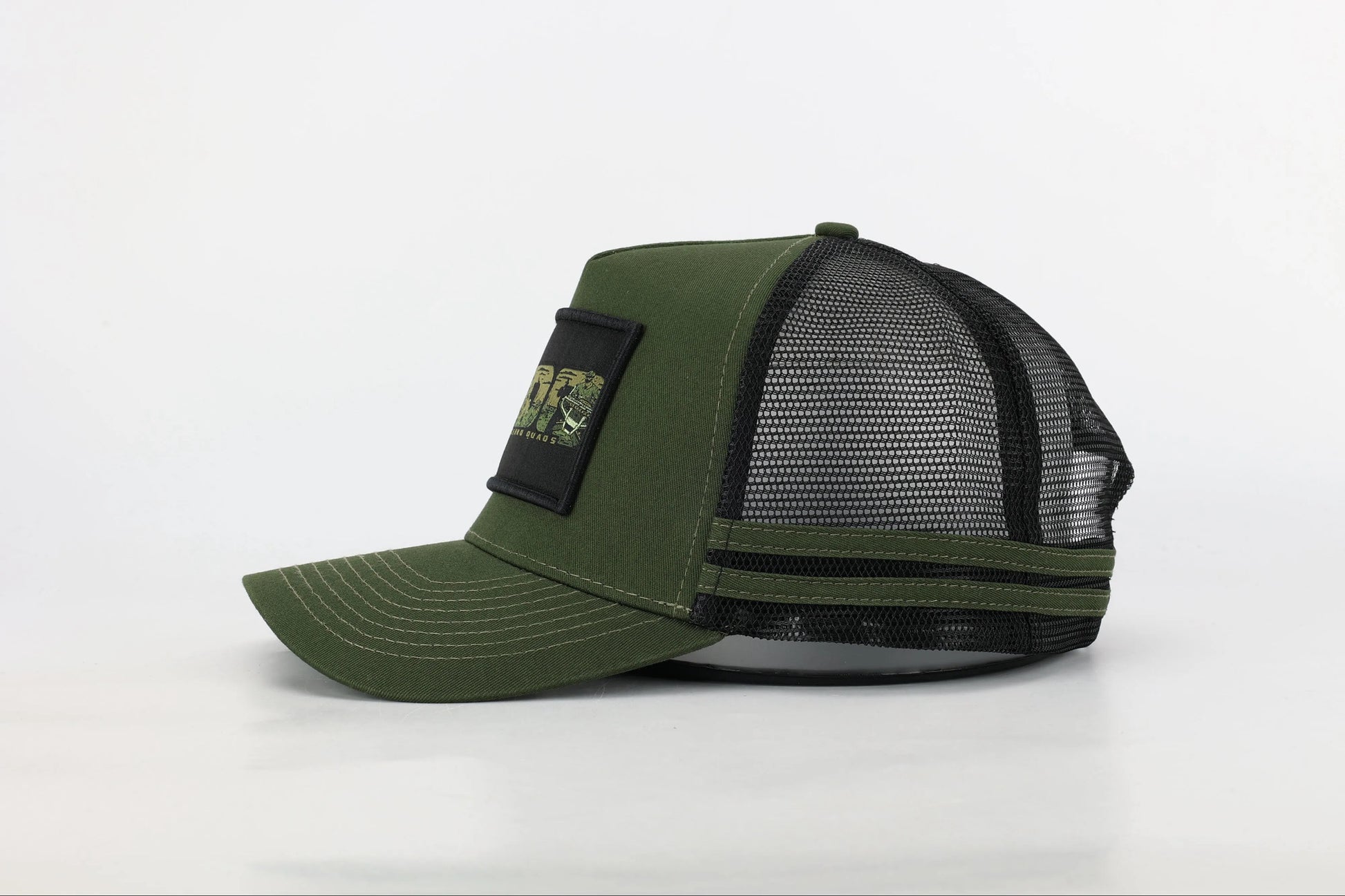 Truckers Hat- Army Green - Hogs Dogs Quads Shop