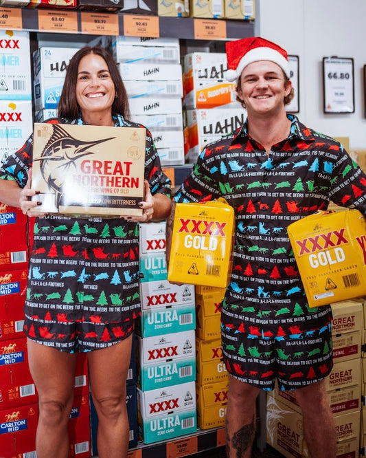 🔥NEW🔥 Rowdy Christmas Frothie Footy Shorts WITH POCKETS