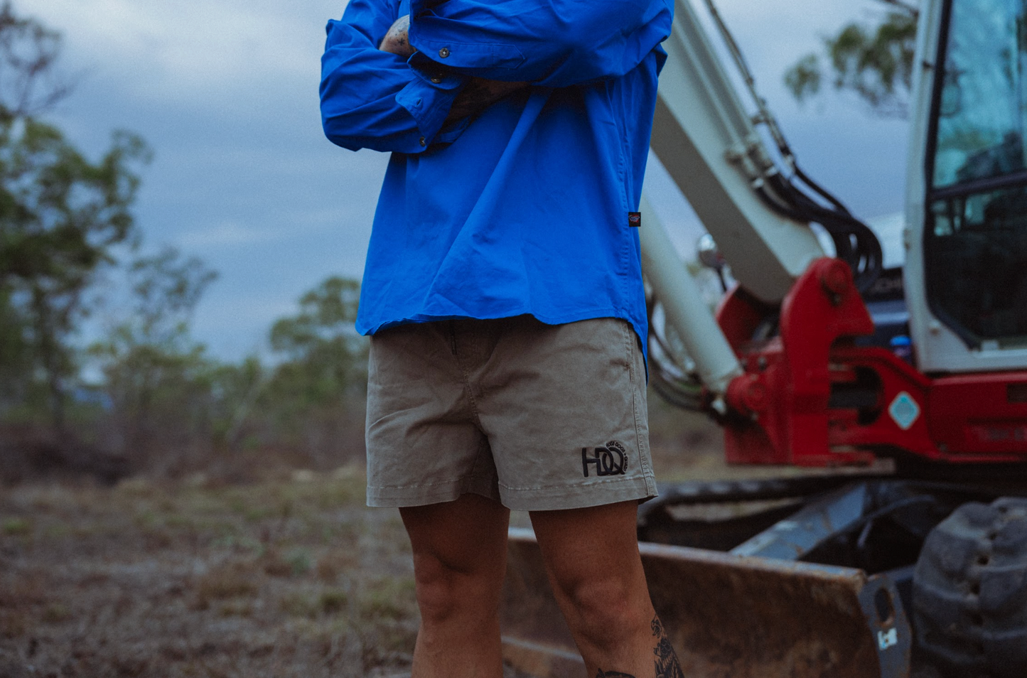 🔥NEW🔥 Tan Brown Ruggers Shorts | Mens - Hogs Dogs Quads Shop