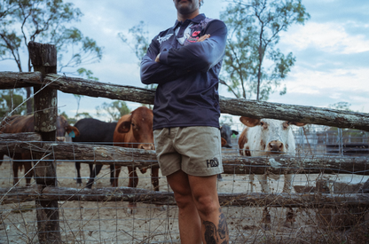 🔥NEW🔥 Tan Brown Ruggers Shorts | Mens - Hogs Dogs Quads Shop