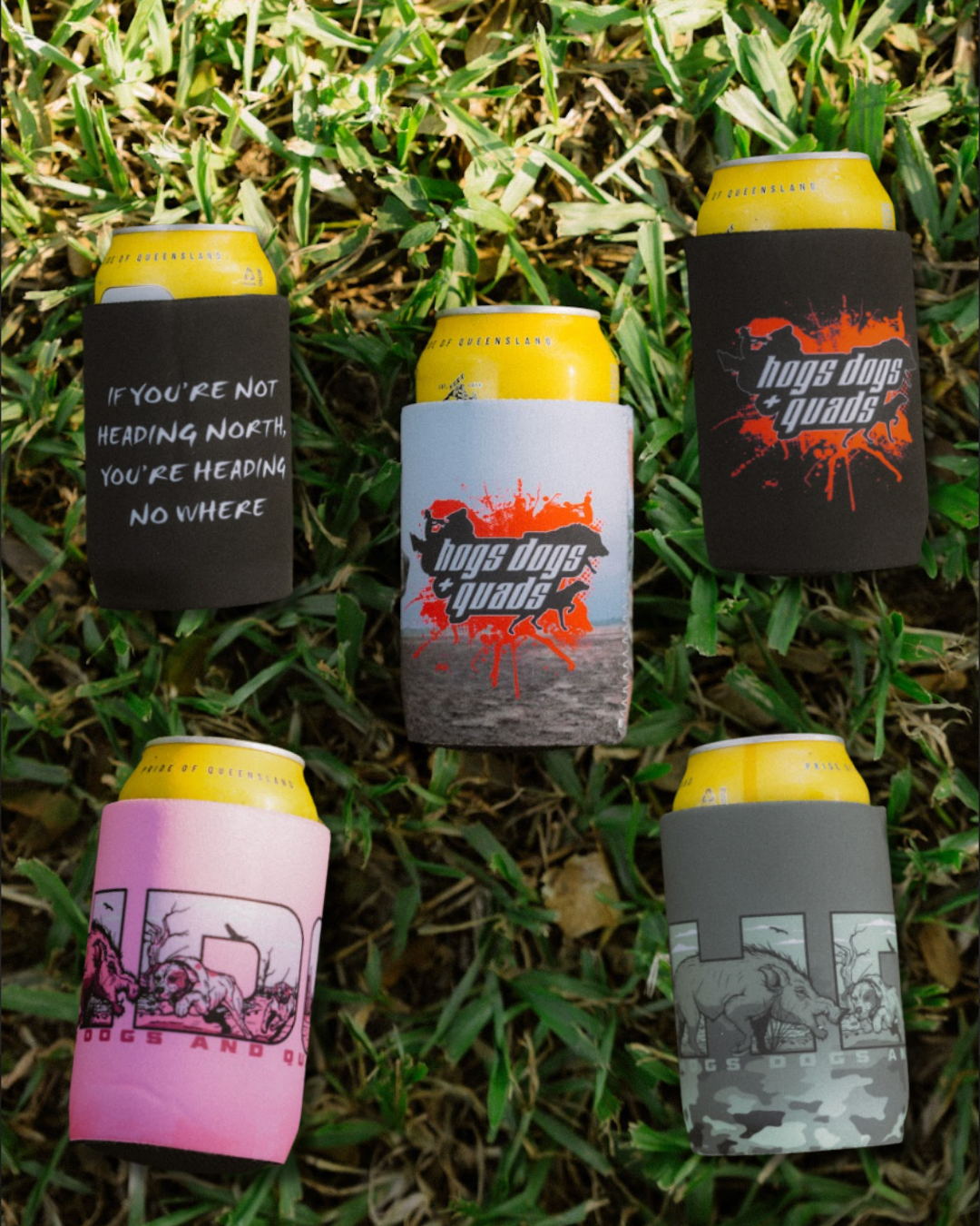 🔥NEW🔥 STUBBY COOLERS (5 PACK - MIXED) - Hogs Dogs Quads Shop