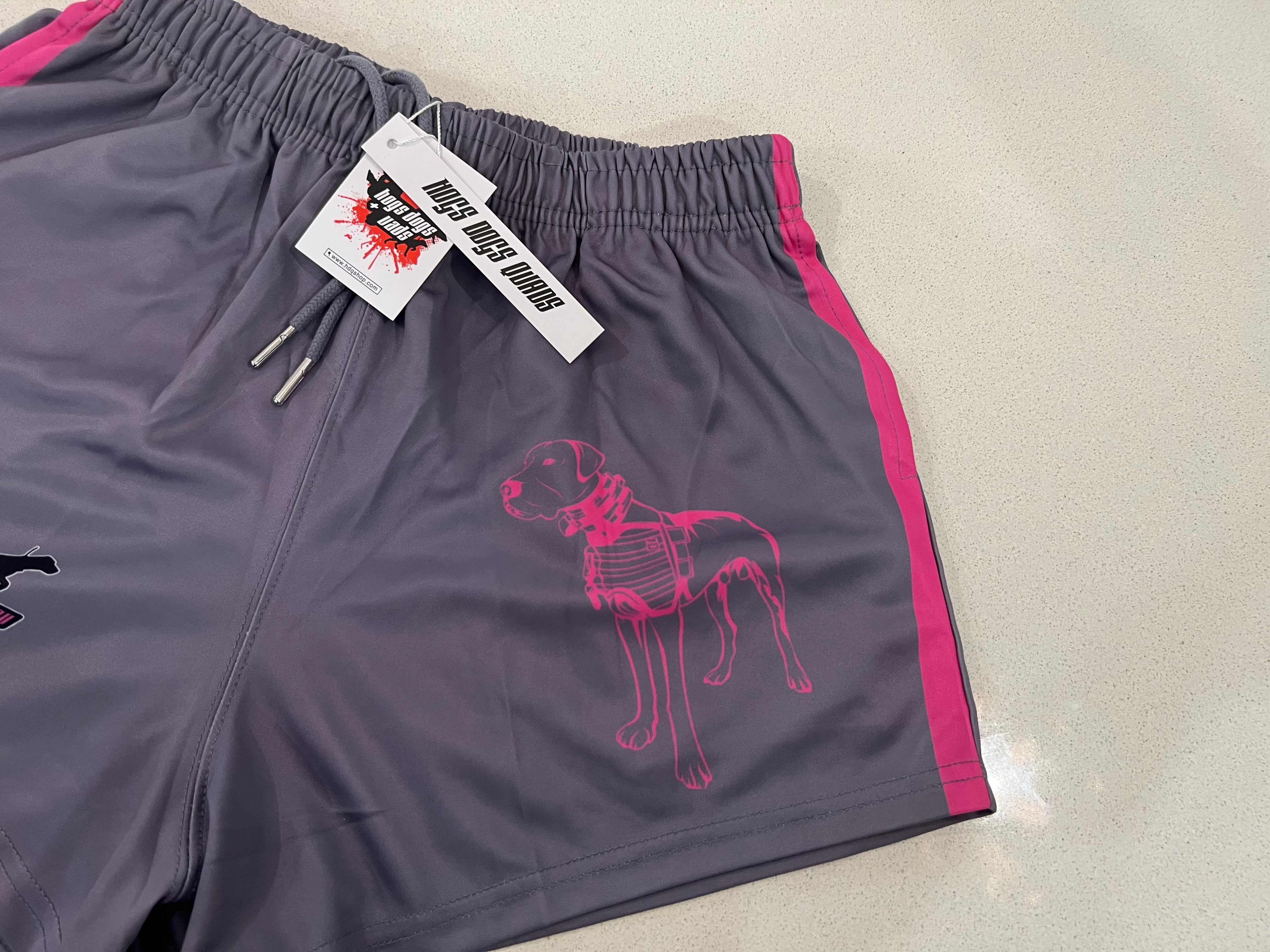 🔥NEW🔥 Pink & Grey Pig Dog - WITH POCKETS - Hogs Dogs Quads Shop