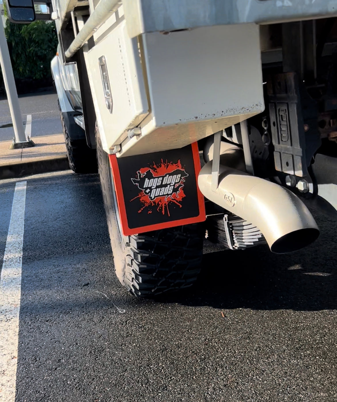 HDQ Mudflaps -2 per packet - Hogs Dogs Quads Shop