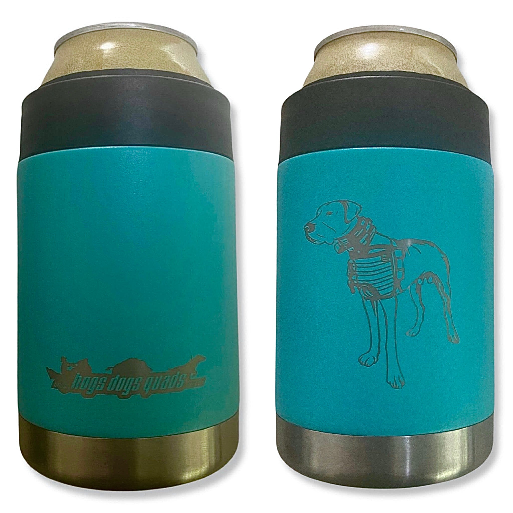 Insulated Drink Cooler - Teal - Hogs Dogs Quads Shop