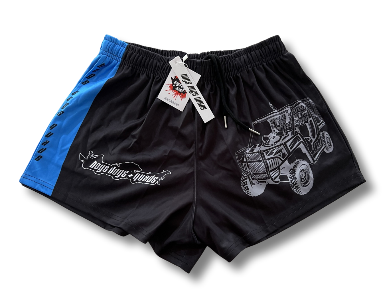 🔥NEW🔥 Buggy Rig Footy Shorts - WITH POCKETS - Hogs Dogs Quads Shop