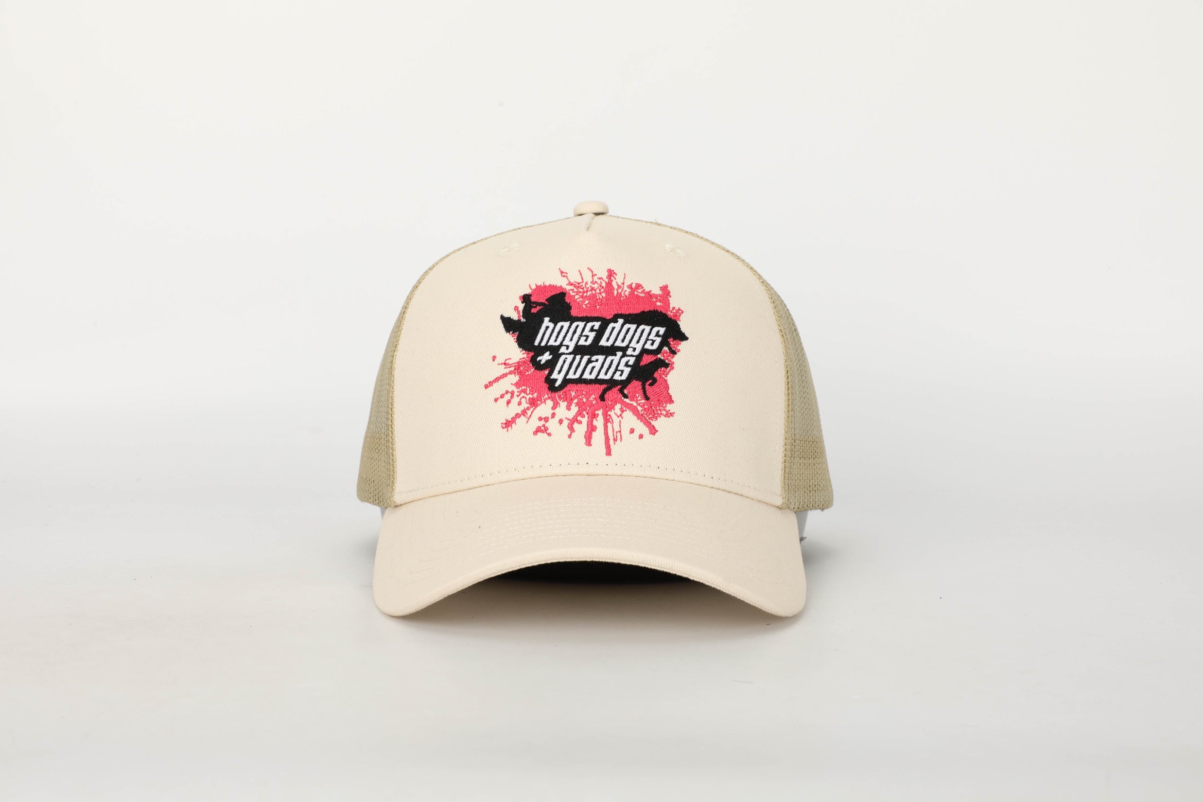 Truckers Hat - Pink Splash - Hogs Dogs Quads Shop