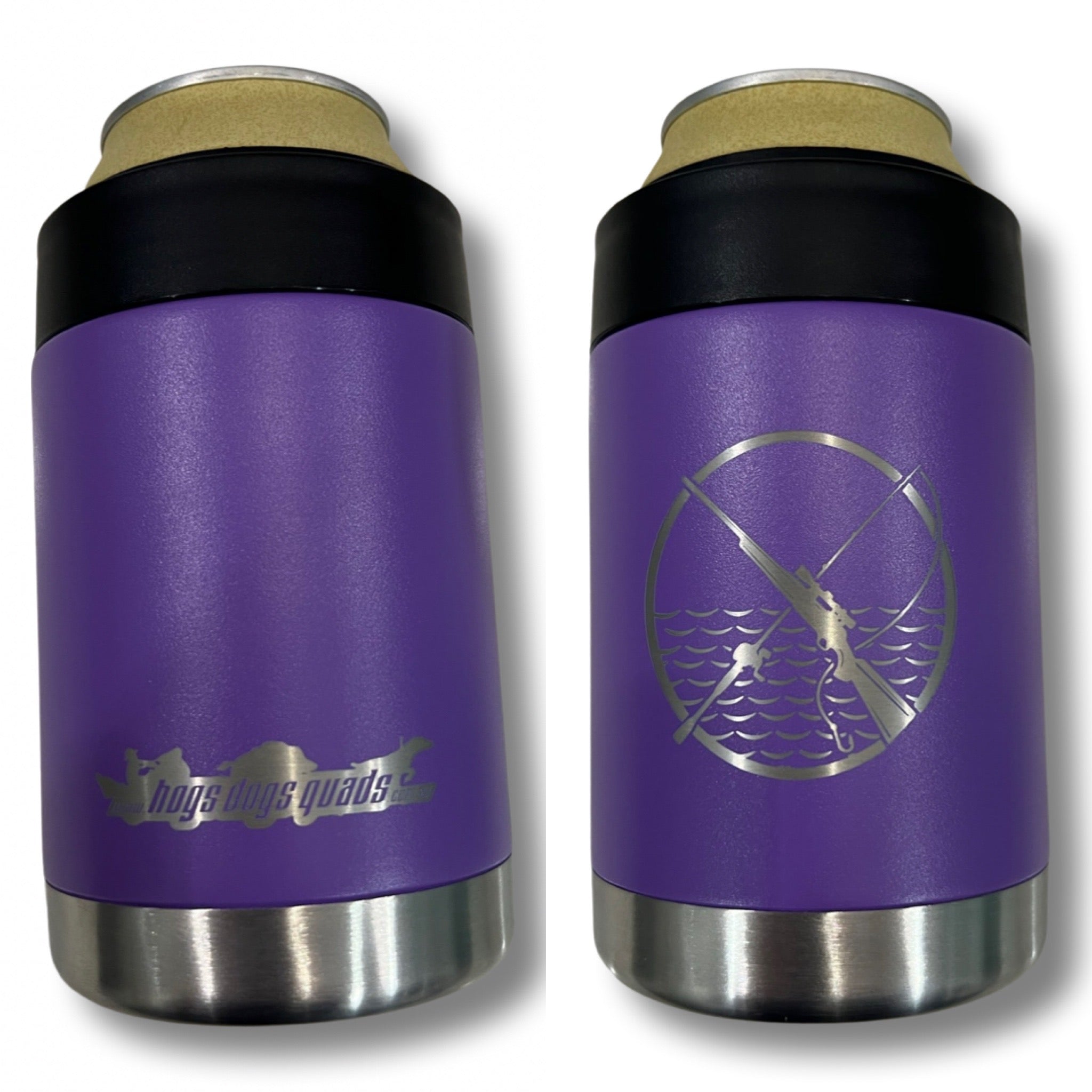 Insulated Drink Cooler ROD & RIFLE- Purple - Hogs Dogs Quads Shop