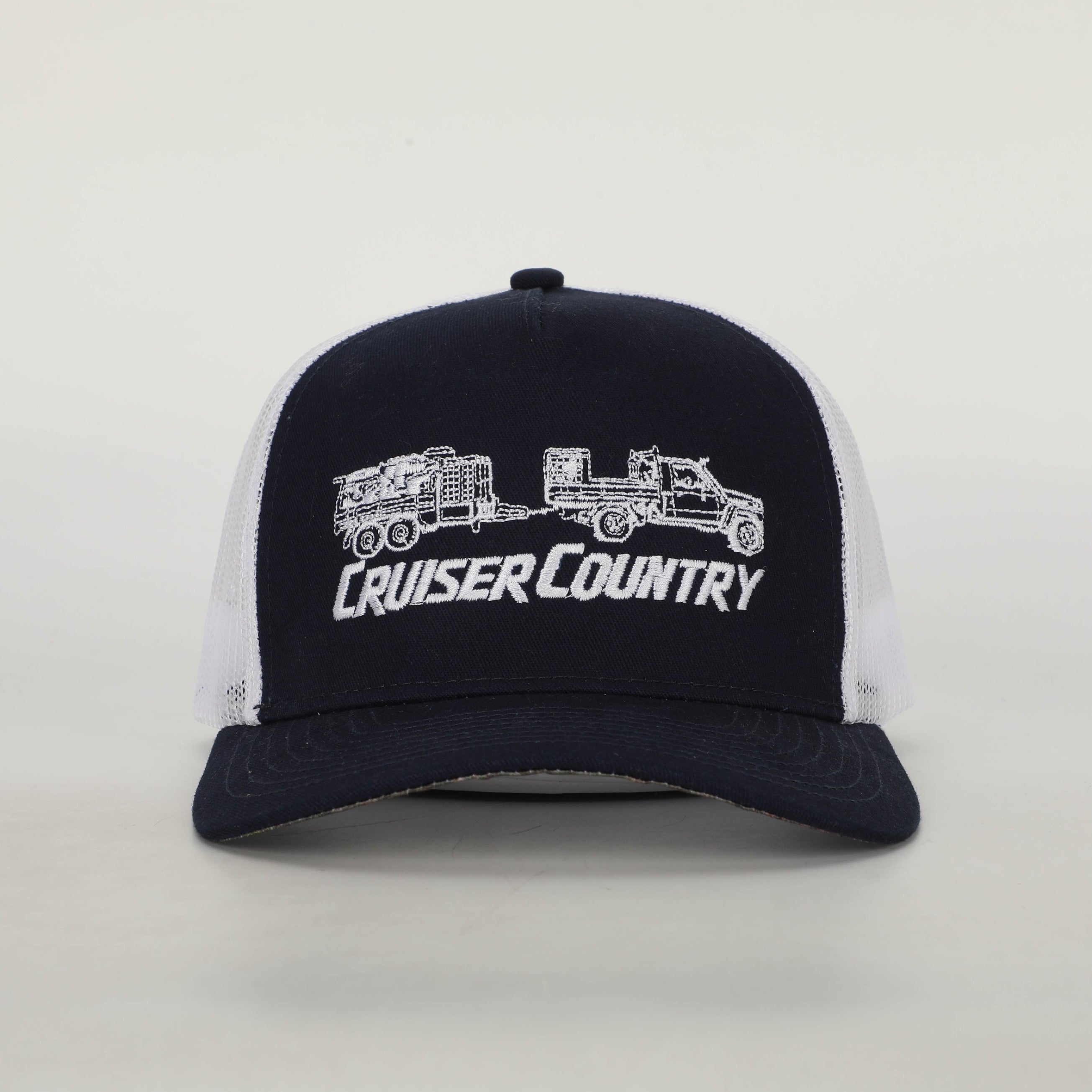 Cruiser Country - Truckers Hat NAVY - Hogs Dogs Quads Shop