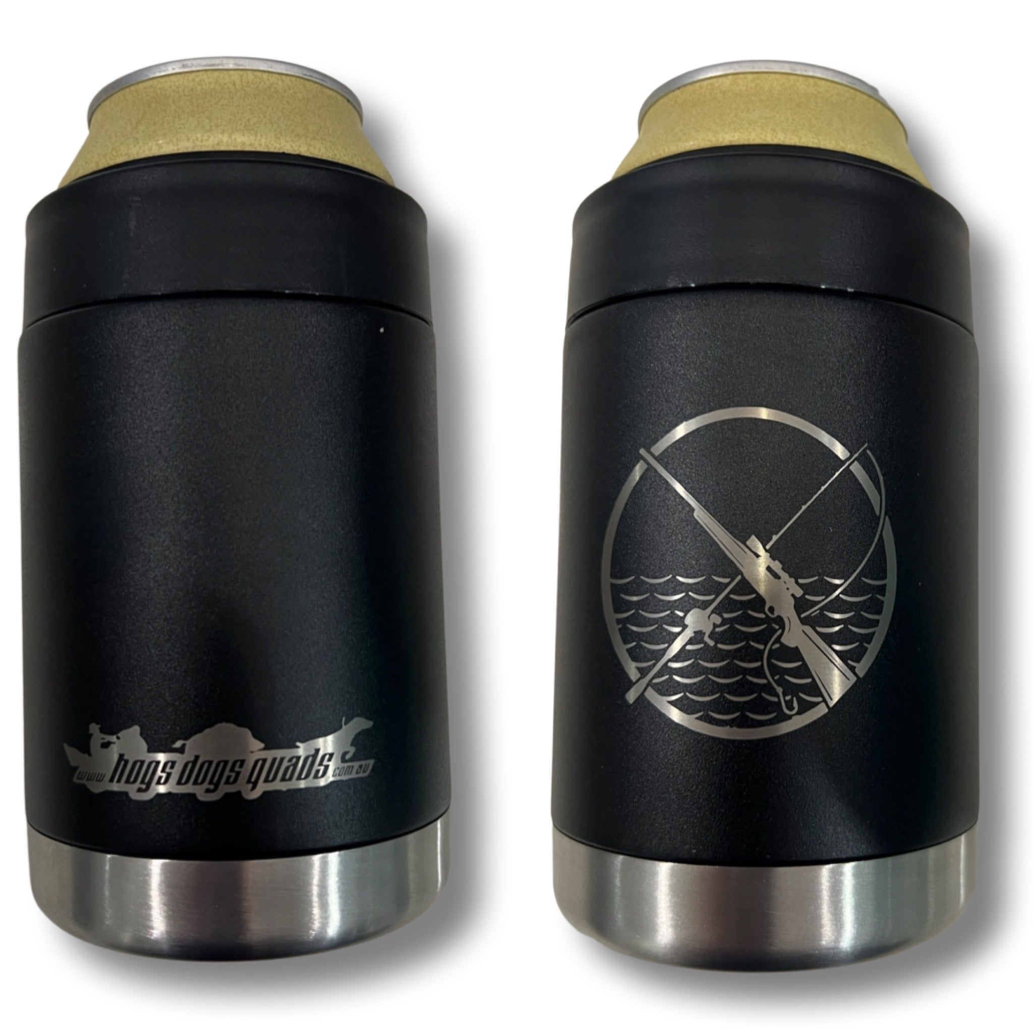 Insulated Drink Cooler ROD & RIFLE- Black - Hogs Dogs Quads Shop