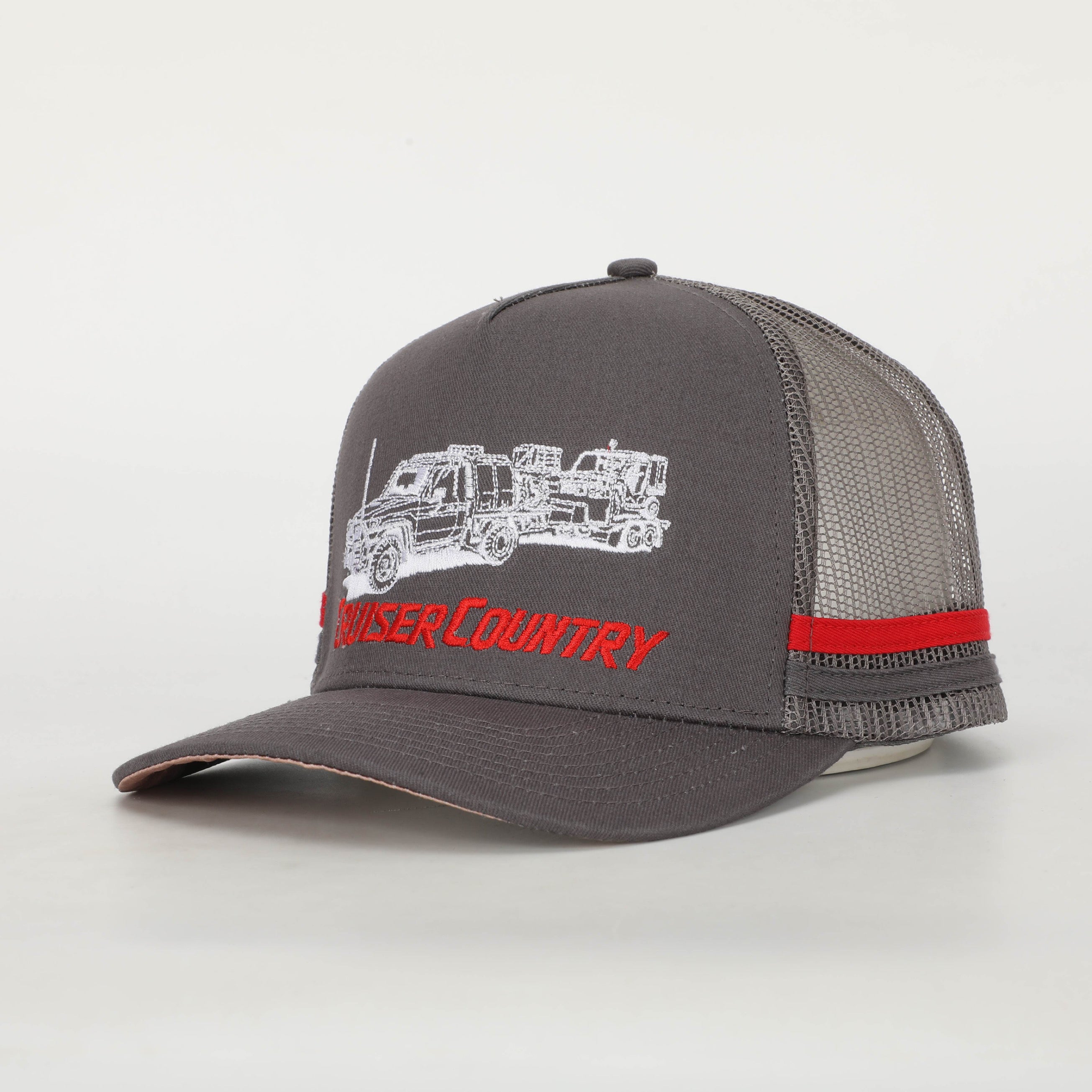 Cruiser Country - Truckers Hat Grey - Hogs Dogs Quads Shop