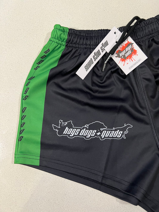 Croc Footy Shorts - WITH POCKETS - Hogs Dogs Quads Shop