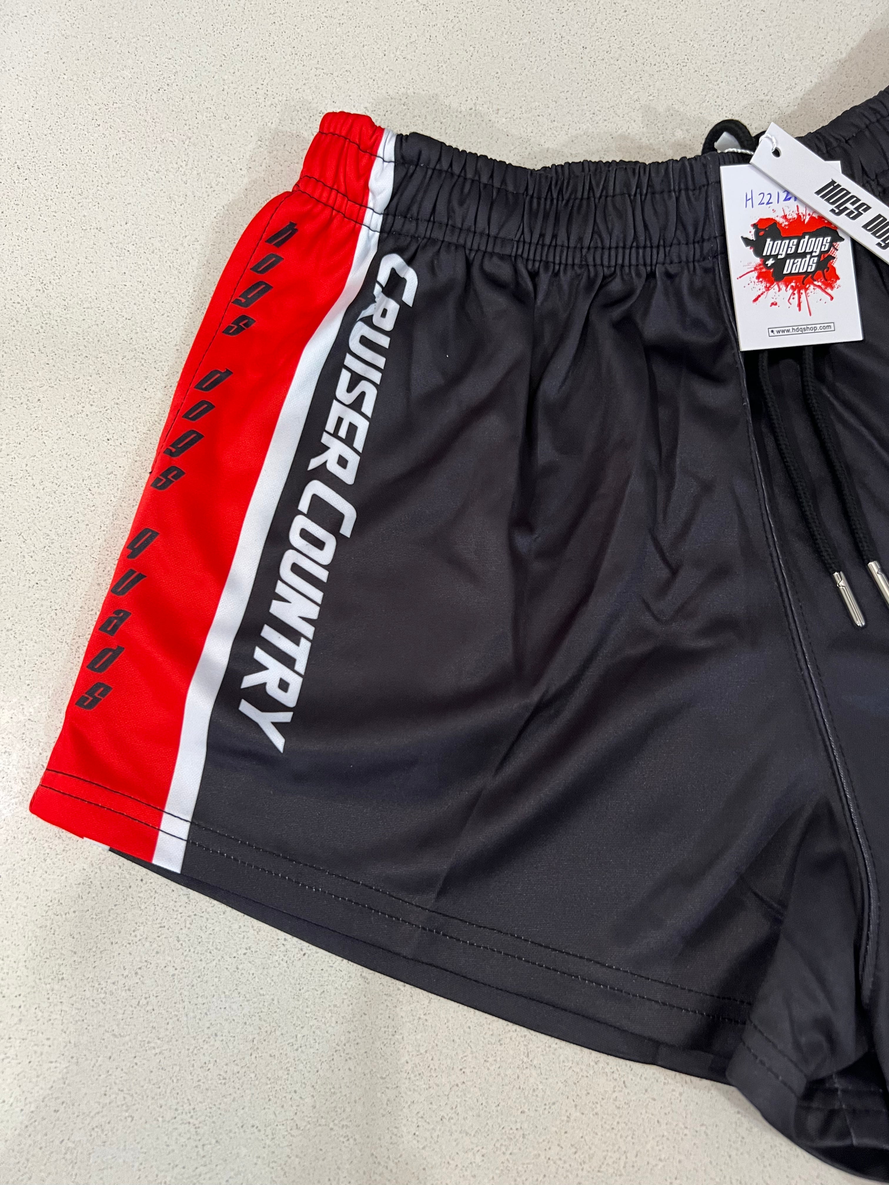 🔥NEW🔥 Footy Shorts - CRUISER COUNTRY - Hogs Dogs Quads Shop