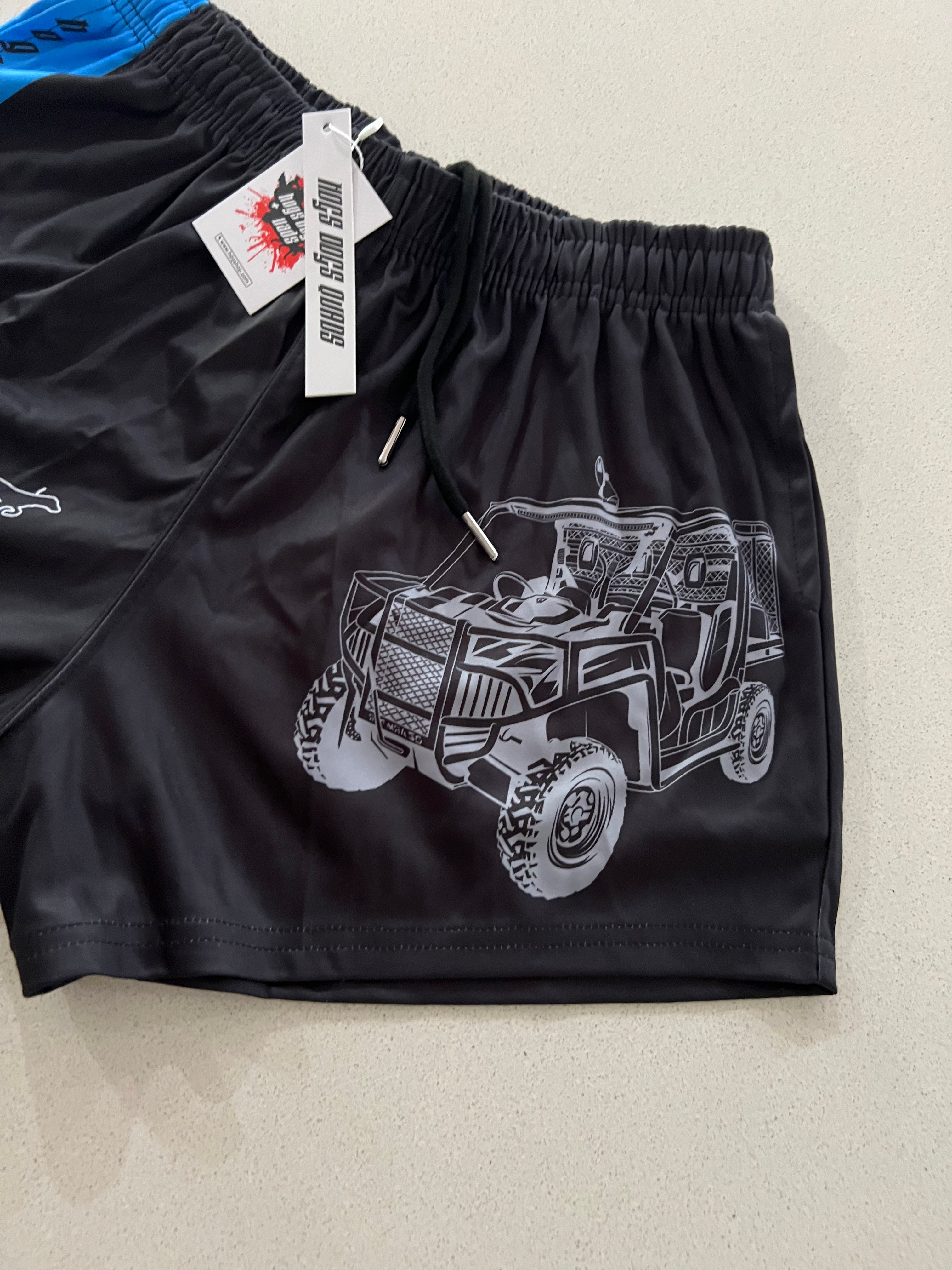 🔥NEW🔥 Buggy Rig Footy Shorts - WITH POCKETS - Hogs Dogs Quads Shop