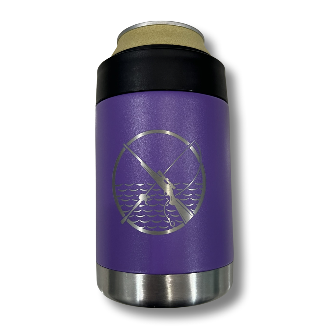 Insulated Drink Cooler ROD & RIFLE- Purple - Hogs Dogs Quads Shop